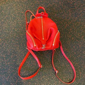 Red Rebecca Minkoff Backpack-LIKE NEW. BARELY USED